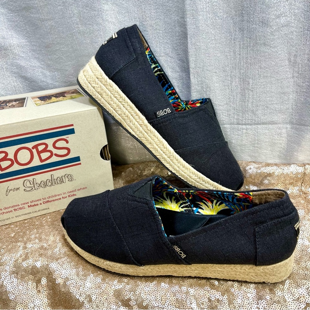 BOBS from Skechers Black Slip-On Shoes